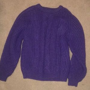 Irish will knit sweater